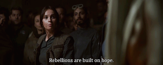Image result for rebellions are built on hope